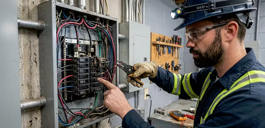 Breaker Box Short Circuit Repair in Galloway