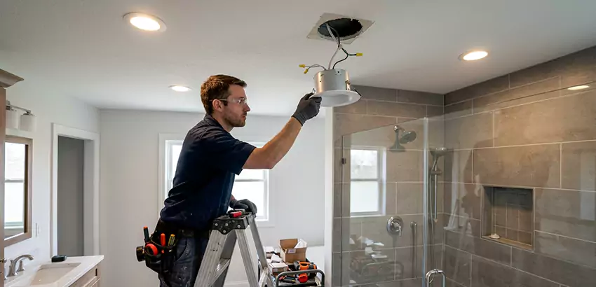 Bathroom and Shower Recessed Lighting Installation in Galloway