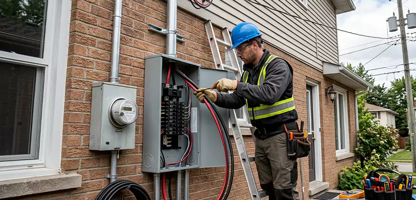 Outdoor Subpanel Installation in Galloway
