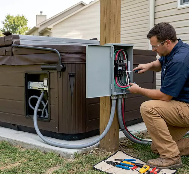 Professional Hot Tub Electrical Installation: Your Local Spa Wiring Team in Galloway, OH